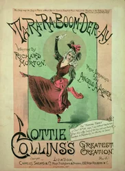 Music Cover for Ta-Ra-Ra-Boom-Der-Ay, Published by Charles Sheard & Co, 1891